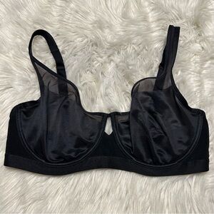 Soma 34DD Bra Black Unbelievable Lift Scoop Balconette Underwire Sheer